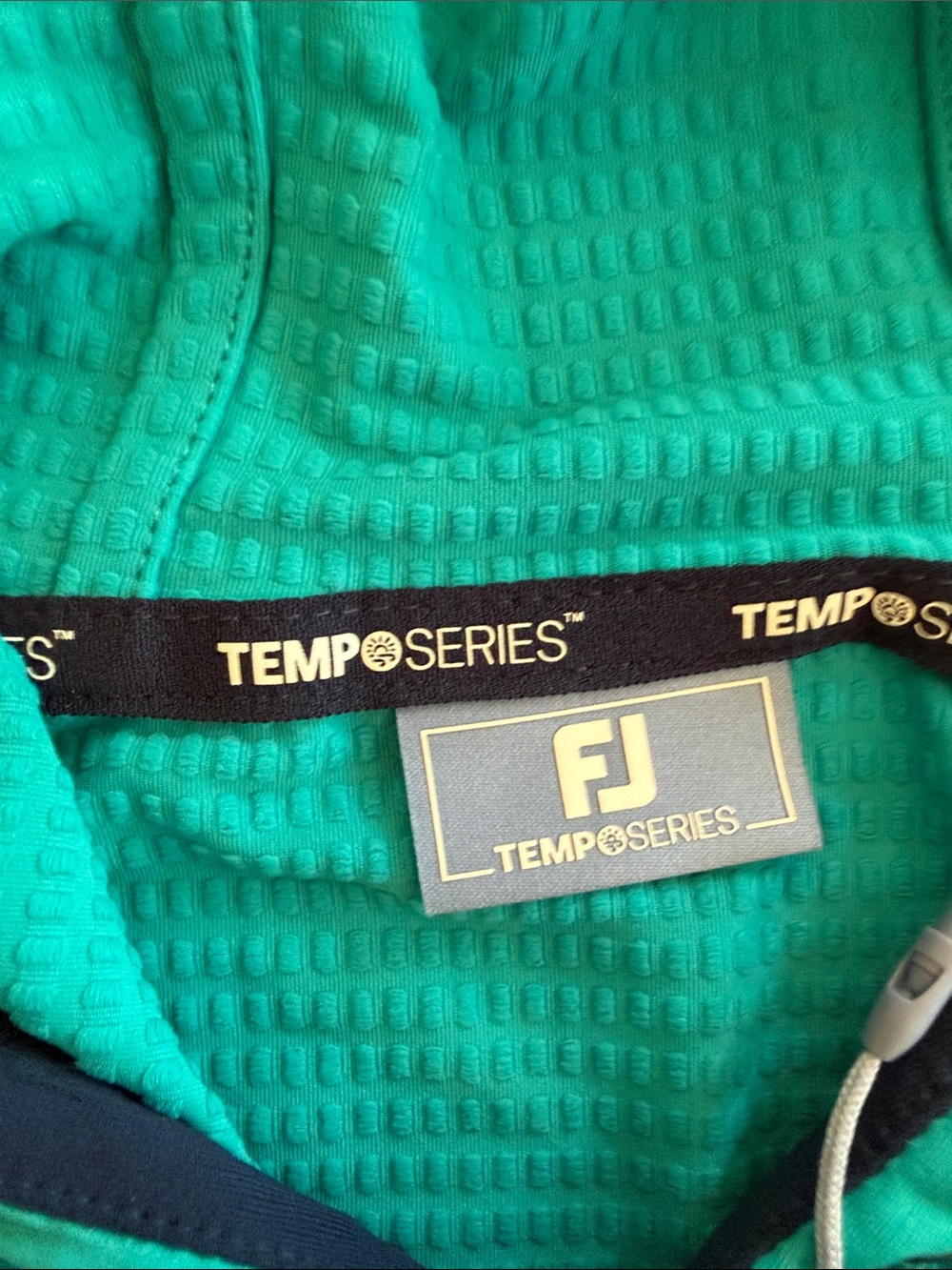 FootJoy Teal Hooded Performance Rash Guard - Picture 3 of 6